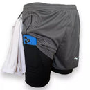Shorts Masculino Bermuda Compressão Para Corrida Treino