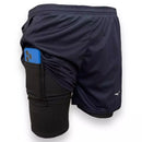 Shorts Masculino Bermuda Compressão Para Corrida Treino