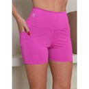 SHORT POLIAMIDA COM BOLSO ZERO TRANSPARÊNCIA