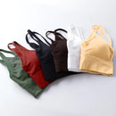 Sutiã Esportivo Sem Costura-Conforto Fio Para Exercícios E Uso Diário