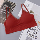 Sutiã Esportivo Sem Costura-Conforto Fio Para Exercícios E Uso Diário